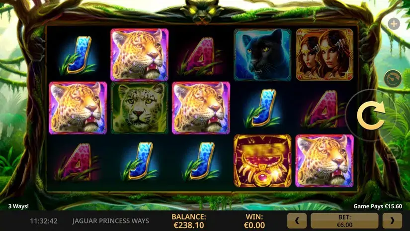 Jaguar Princess slot screenshot 2