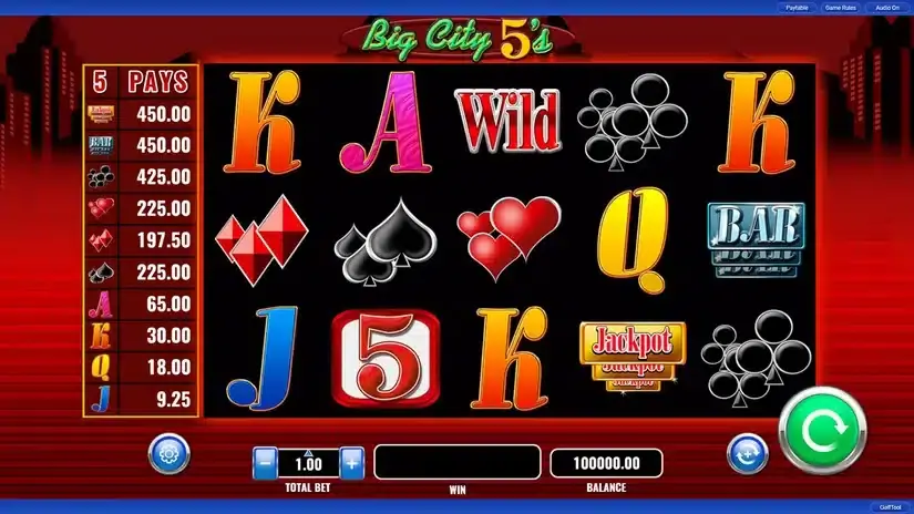 Big City 5’s slot screenshot 1