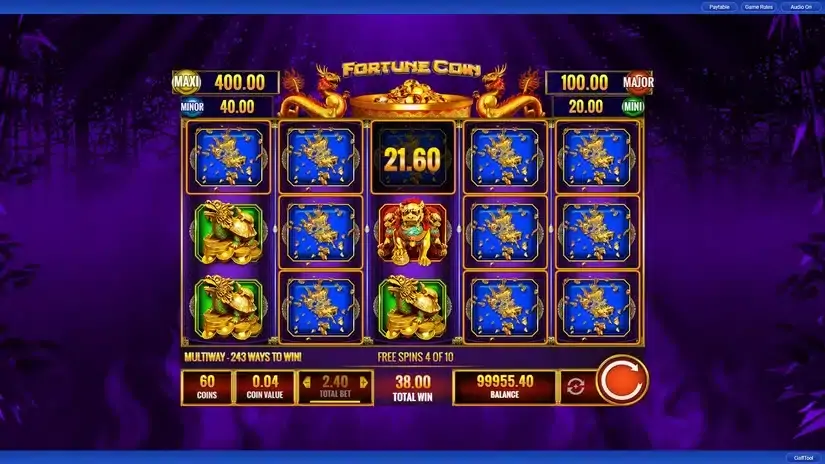 Fortune Coin slot screenshot 