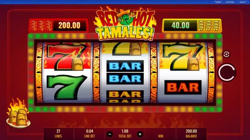 Red Hot Tamales slot screenshot 1