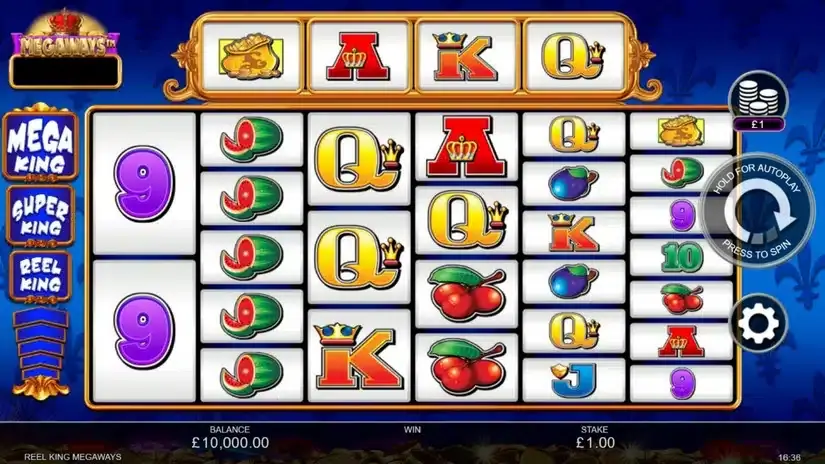 Reel King Megaways slot screenshot 1