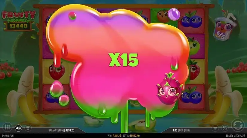 Fruity Megaways slot screenshot 