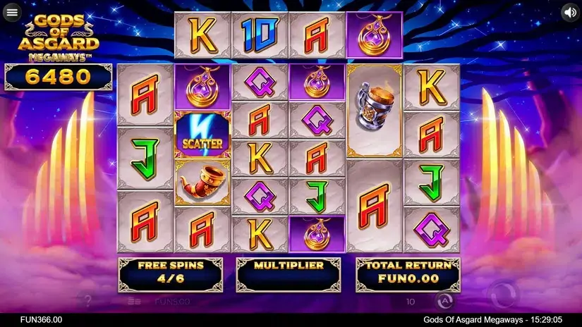 Gods of Asgard Megaways slot screenshot 4