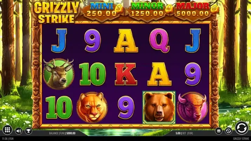 Grizzly Strike Hold and Win slot screenshot 1
