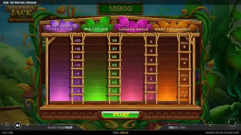 Megaways Jack and The Magic Beans slot screenshot 5