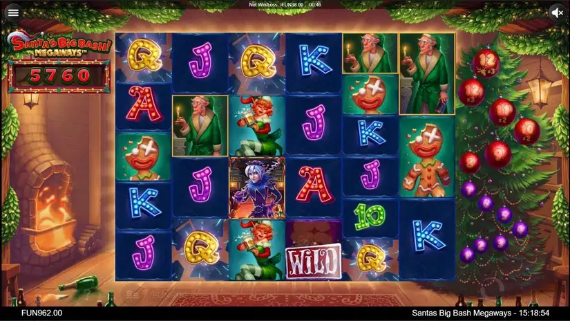 Santa’s Big Bash Megaways slot screenshot 