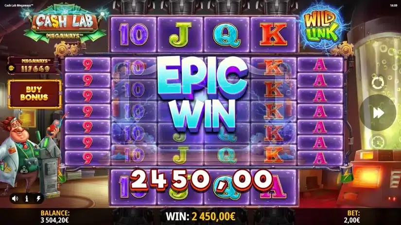 Cash Lab Megaways slot screenshot 