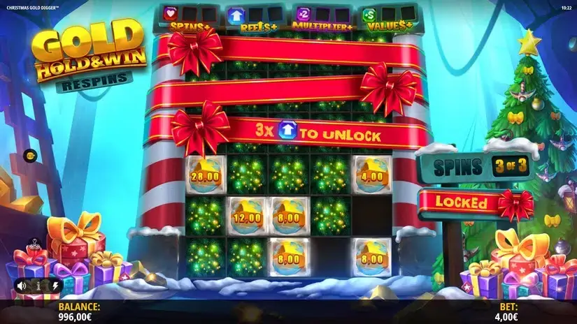 Christmas Gold Digger slot screenshot 4