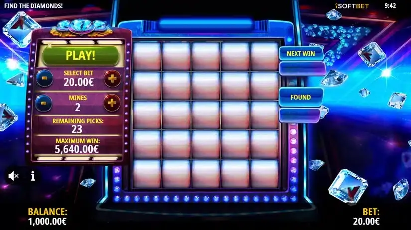 Find The Diamonds slot screenshot 