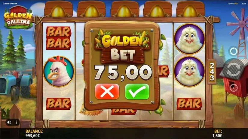 Golden Gallina slot screenshot 4