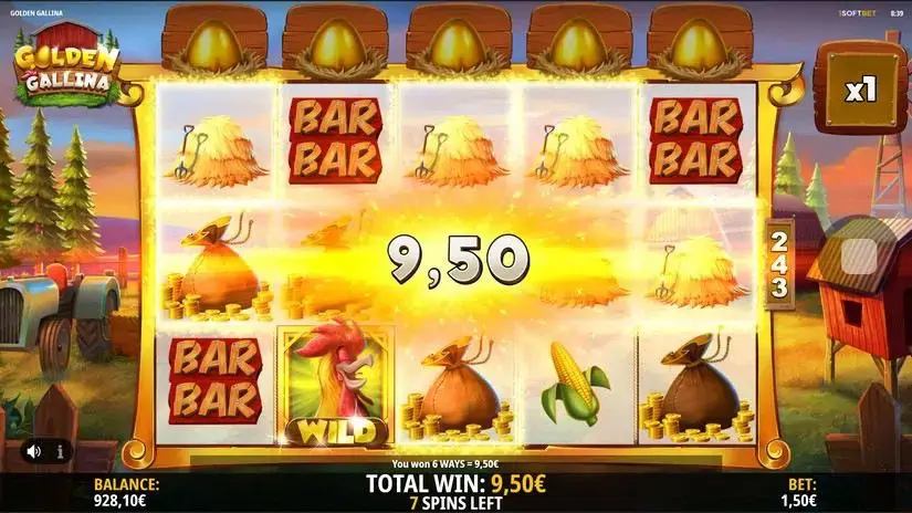 Golden Gallina slot screenshot 6