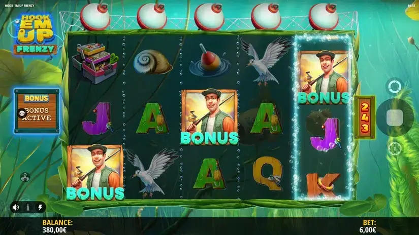 Hook’em Up Frenzy slot screenshot 3