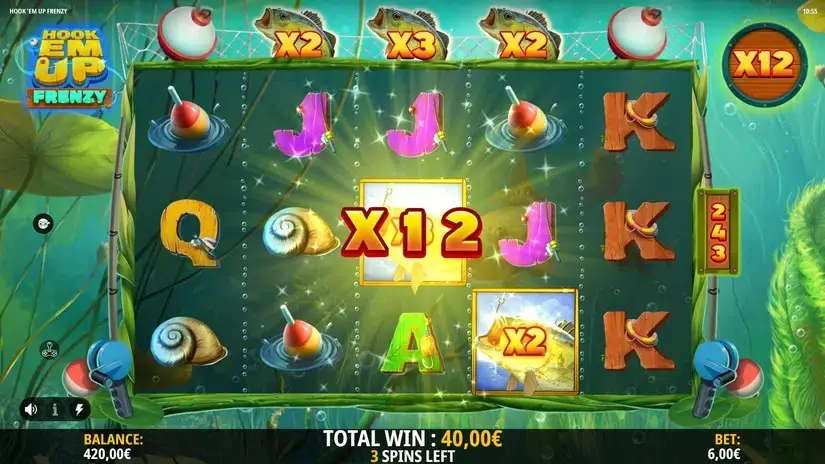 Hook’em Up Frenzy slot screenshot 6
