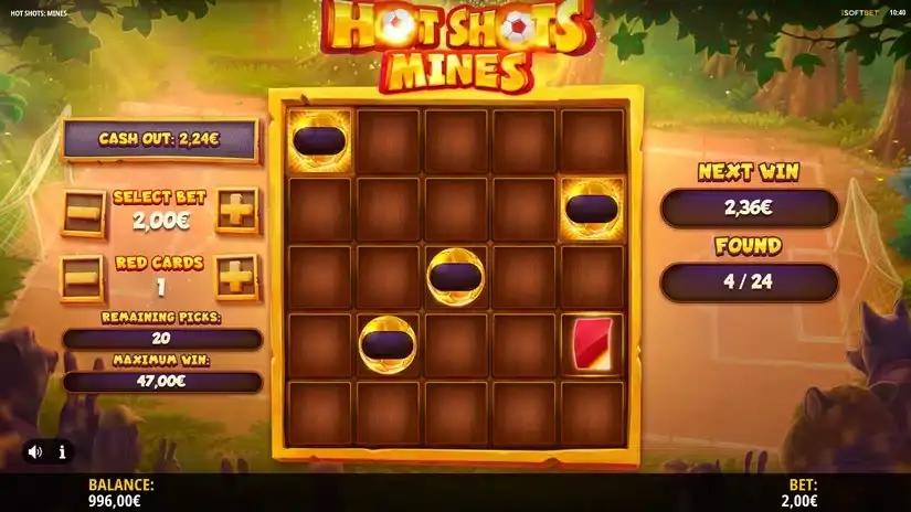 Hot Shots: Mines slot screenshot 3