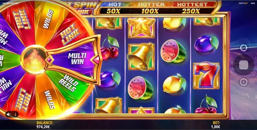 Hot Spin Hot Link slot screenshot 4