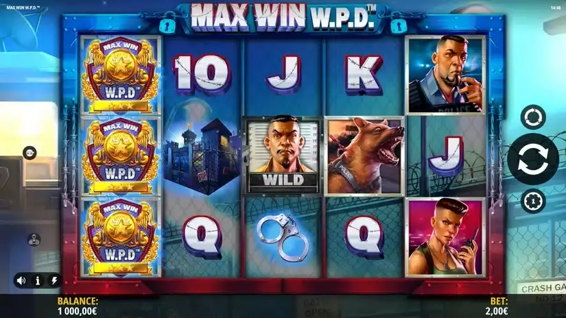 Max Win W.P.D slot screenshot 