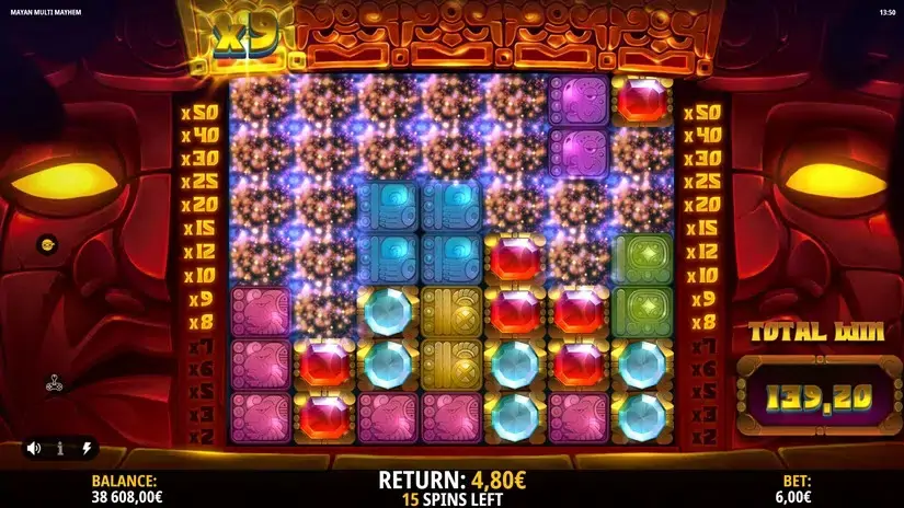 Mayan Multi Mayhem slot screenshot 7