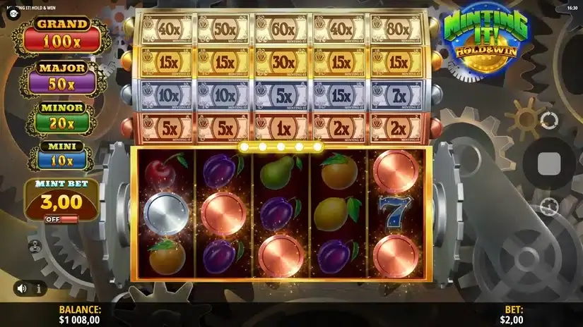 Minting It! Hold & Win slot screenshot 3