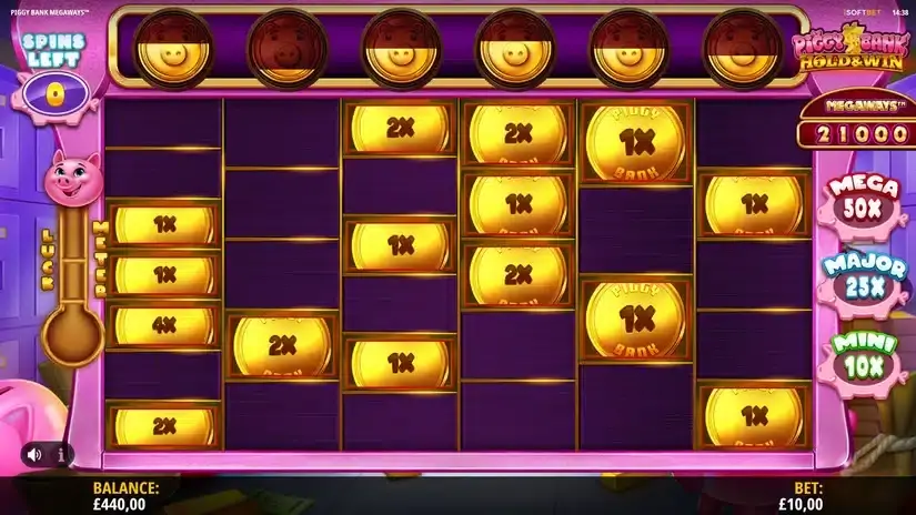 Piggy Bank Megaways slot screenshot 5
