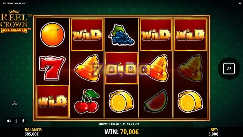 Reel Crown: Hold & Win slot screenshot 3