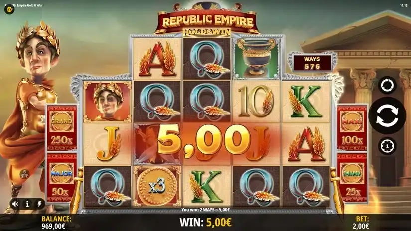 Republic Empire: Hold & Win slot screenshot 3