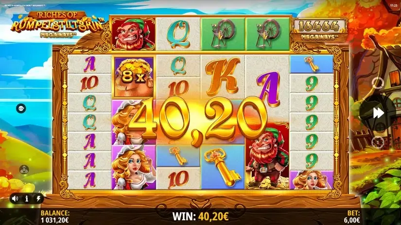 Riches of Rumpelstiltskin Megaways slot screenshot 3