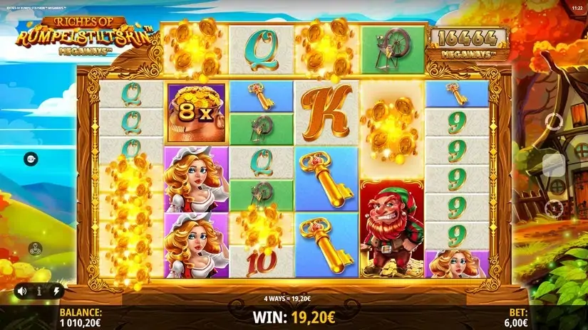 Riches of Rumpelstiltskin Megaways slot screenshot 2