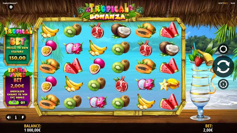 Tropical Bonanza slot screenshot 3