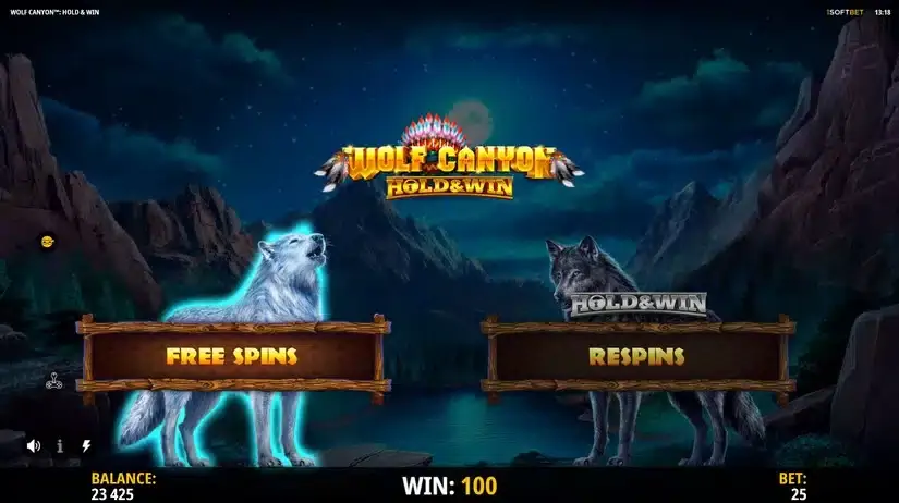 Wolf Canyon Hold & Win slot screenshot 5