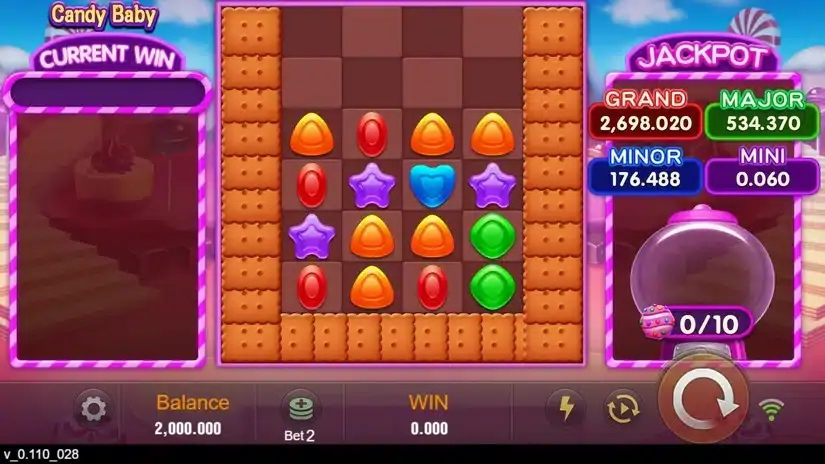 Candy Baby slot screenshot 1