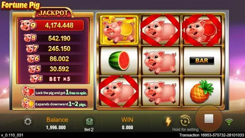 Fortune Pig slot screenshot 4