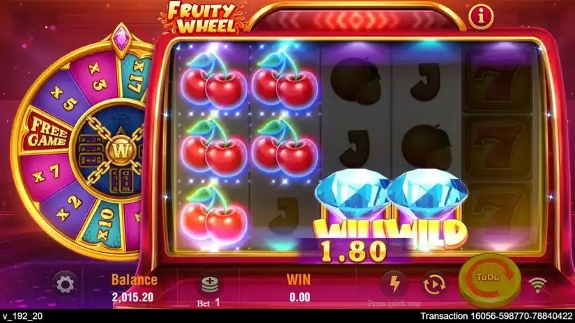 Fruity Wheel slot screenshot 4