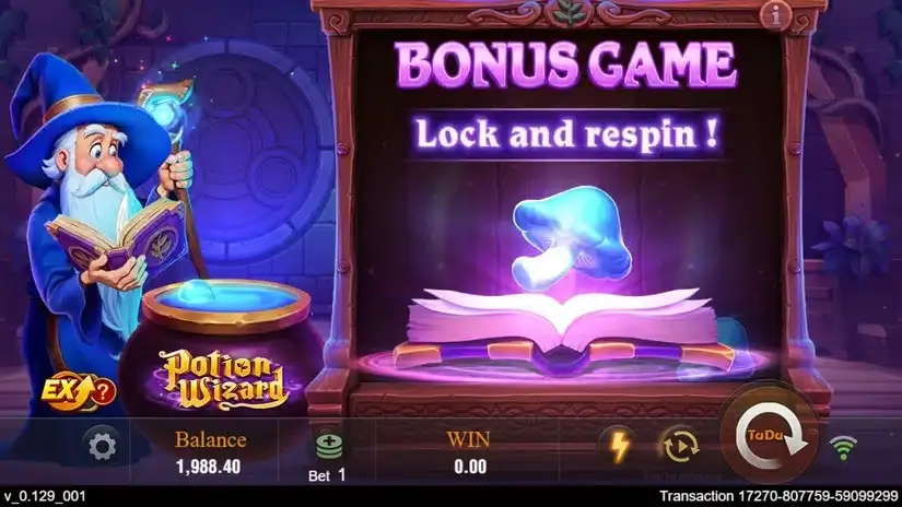 Potion Wizard slot screenshot 4
