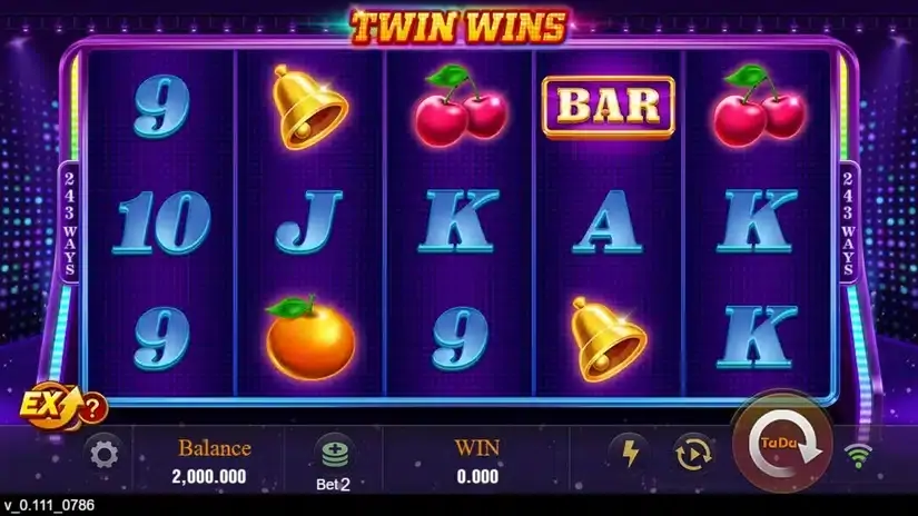 Twin Wins slot screenshot 1