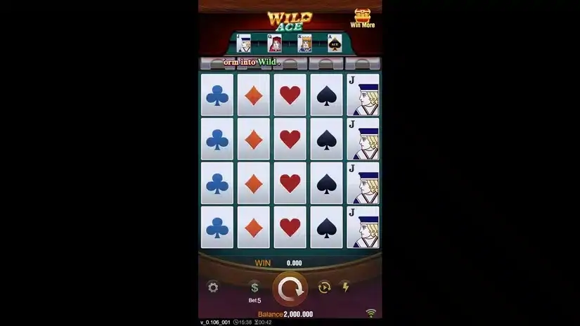 Wild Ace slot screenshot 1