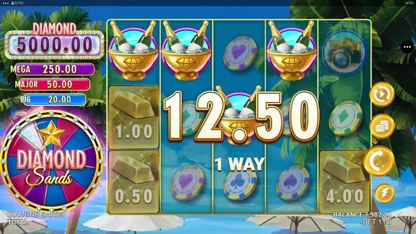 Diamond Sands slot screenshot 4