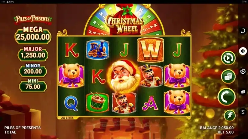 Piles of Presents slot screenshot 