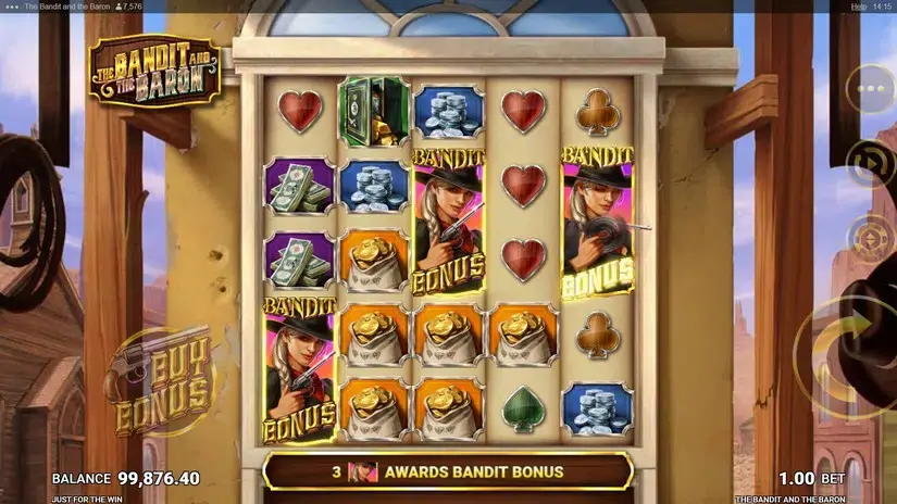 The Bandit and the Baron slot screenshot 5