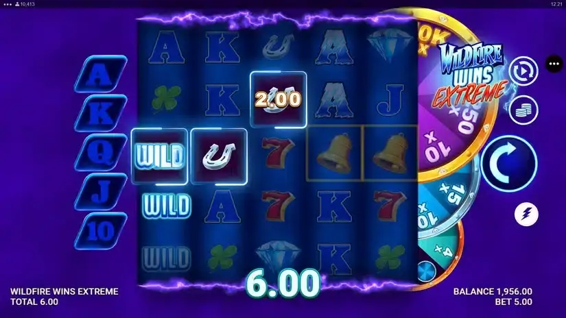 Wildfire Wins Extreme slot screenshot 2