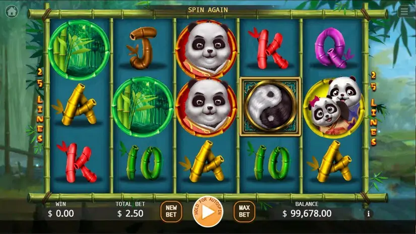 Panda Family slot screenshot 1