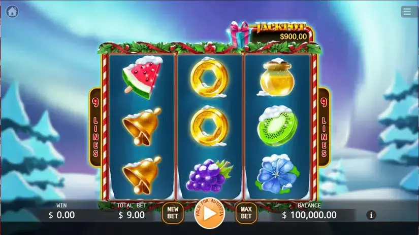 Santa Bumble Bee slot screenshot 1