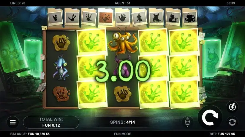 Agent 51 slot screenshot 