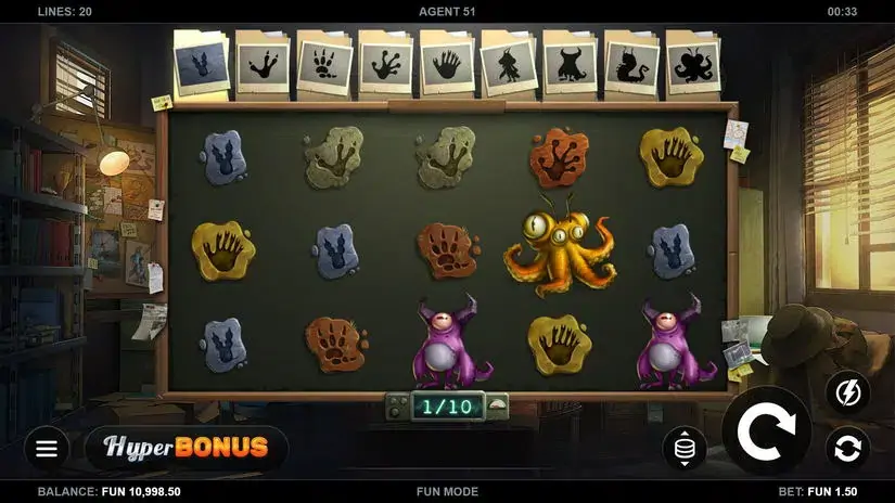 Agent 51 slot screenshot 2