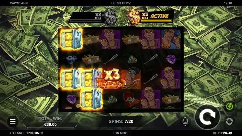 Bling Boyz slot screenshot 4