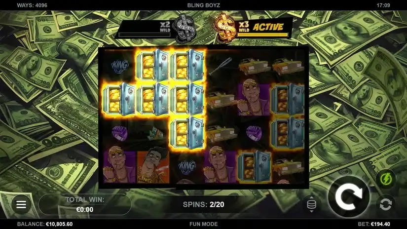 Bling Boyz slot screenshot 3