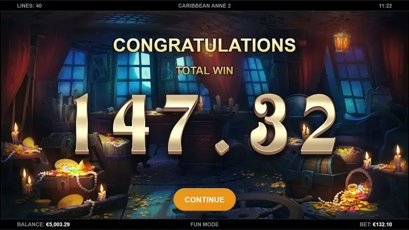 Caribbean Anne 2 slot screenshot 