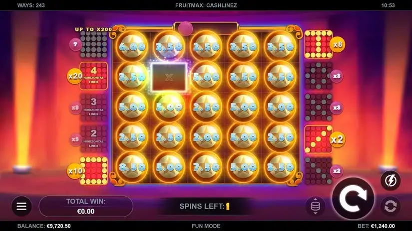 Fruit Max Cashlinez slot screenshot 7