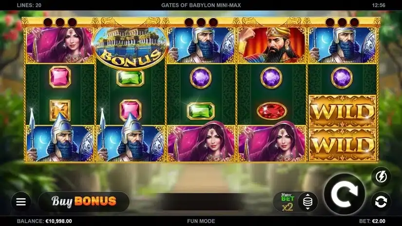 Gates of Babylon Mini-Max slot screenshot 