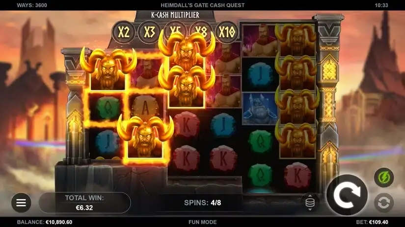 Heimdalls Gate Cash Quest slot screenshot 4