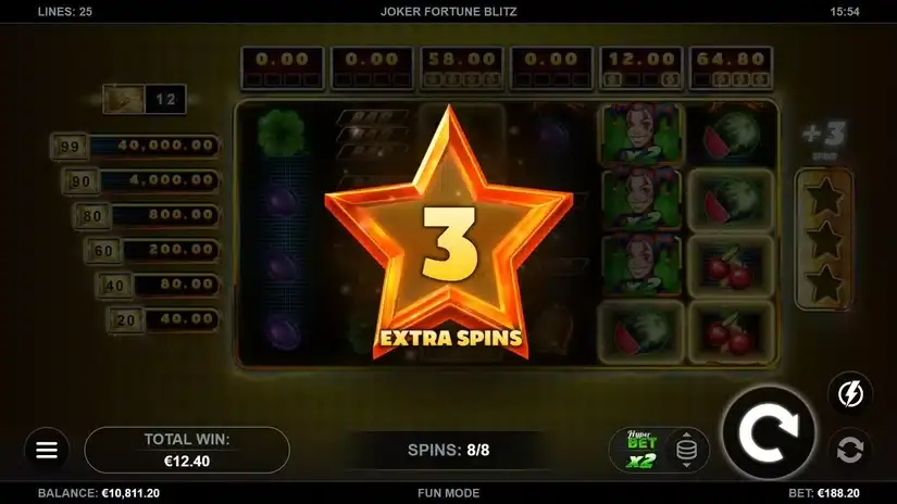 Joker Fortune Blitz slot screenshot 5